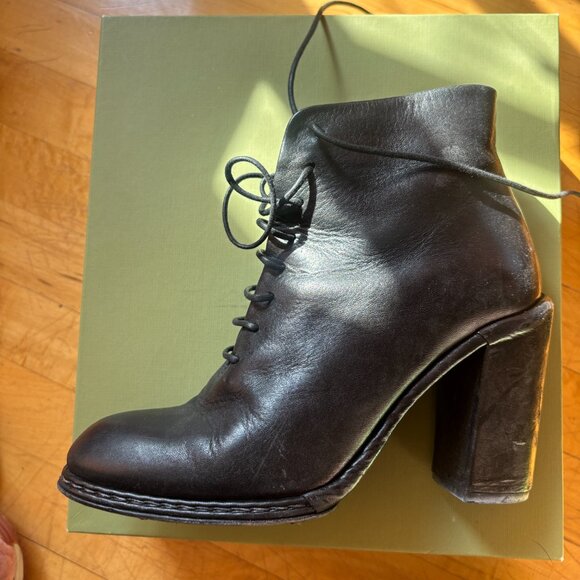 Measponte Parigi Black Laced Boots size 38 1/2 - Picture 5 of 8
